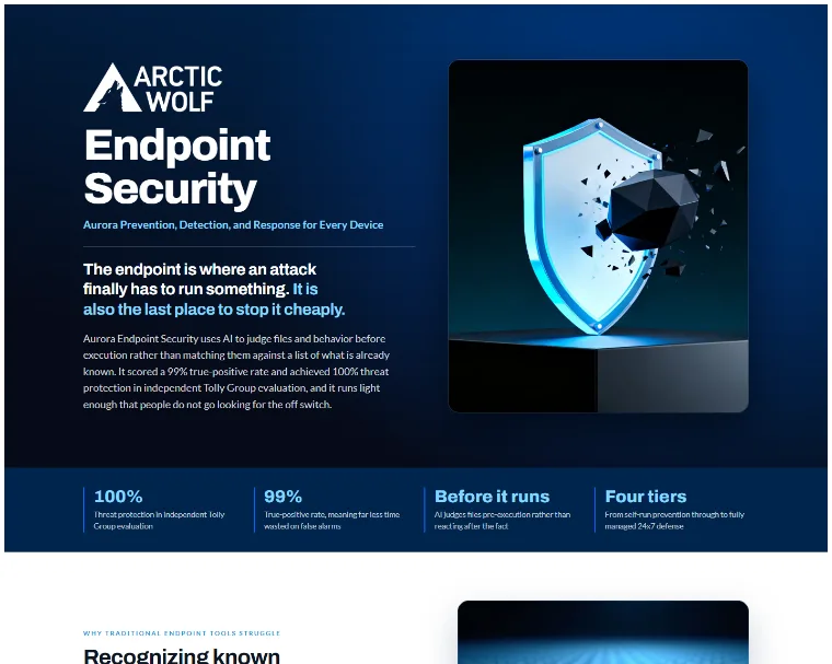 Arctic Wolf Endpoint Security
