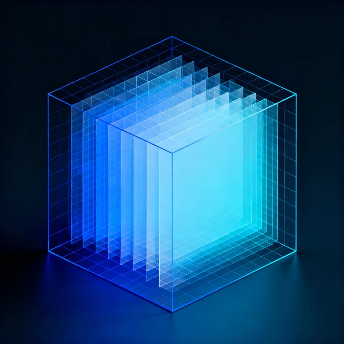Abstract render of duplicate overlapping records converging into one clean authoritative inventory